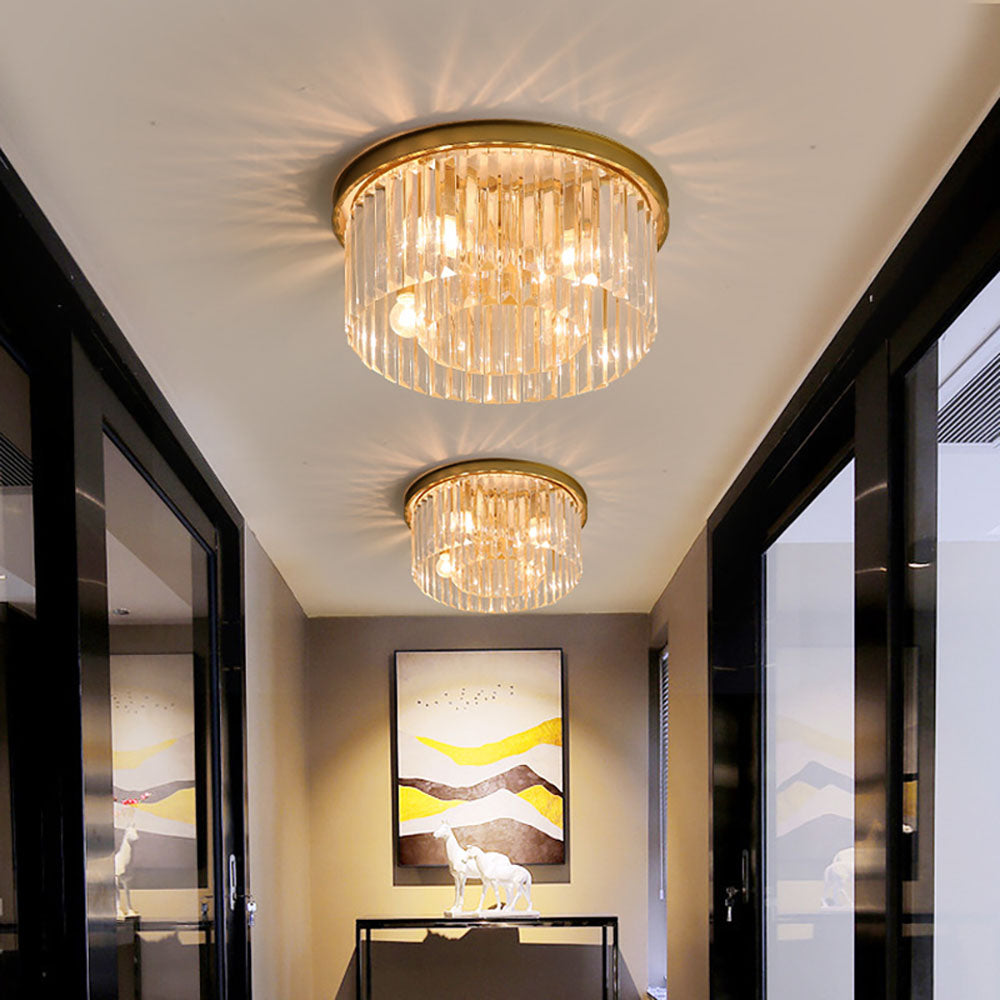 Crystal Flush Taklampa för Vardagsrum