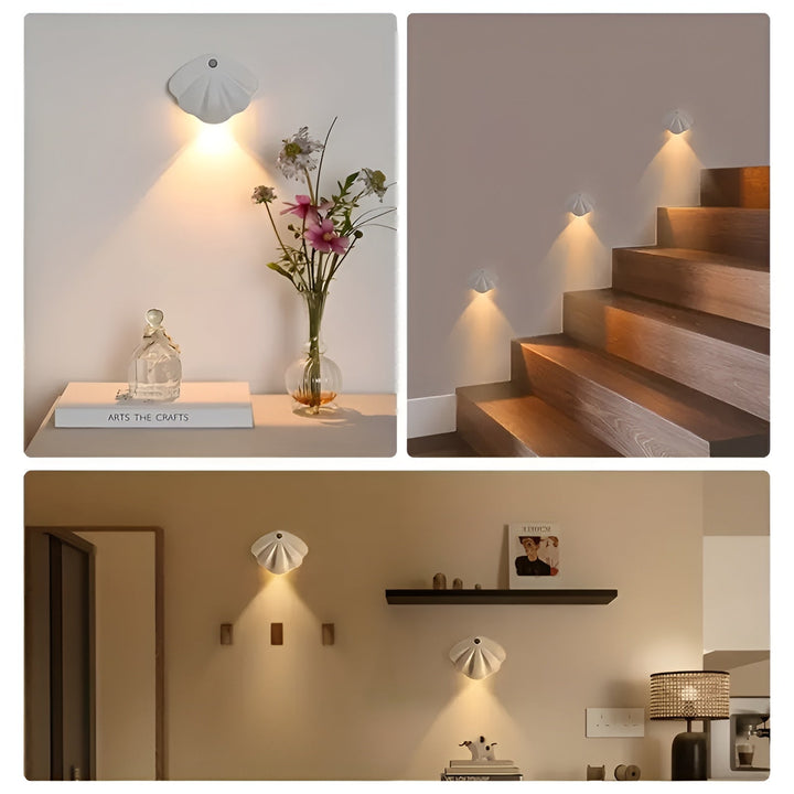 Rörelse sensor LED-lampa – Trådlös &amp; dimbar | USB-uppladdningsbar för trappor &amp; inomhus