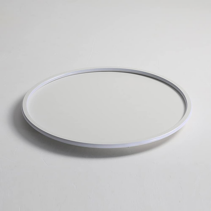 Ultra-tunn modern taklampa | Flush Mount LED för låga tak | Rund &amp; dimbar