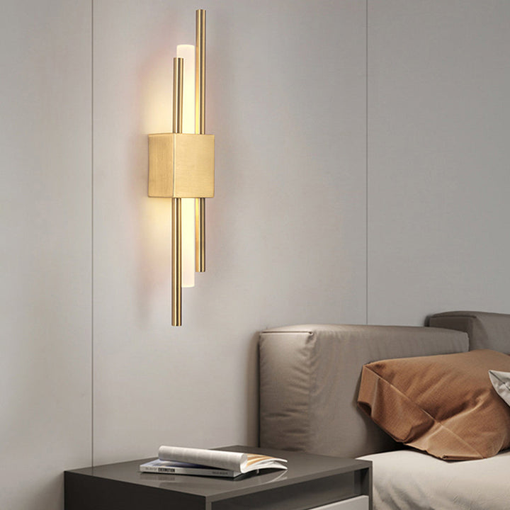 Stilren Vägglampa | 19.7″ | Järn Akryl | LED Vägglampa | 3‑Färgsomkopplare | Brick by Brick