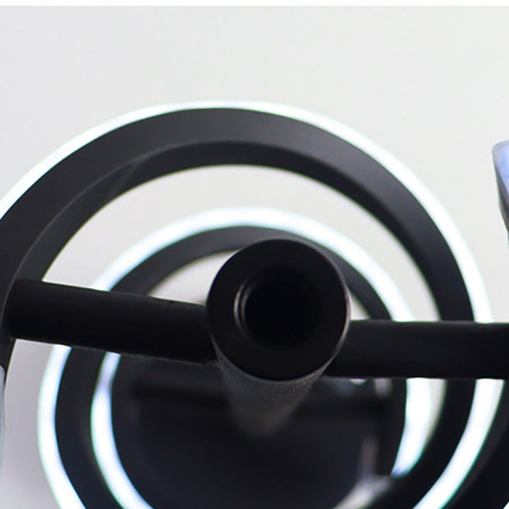 Nordic Dual Spiral LED-lampa – modern järnremsdesign
