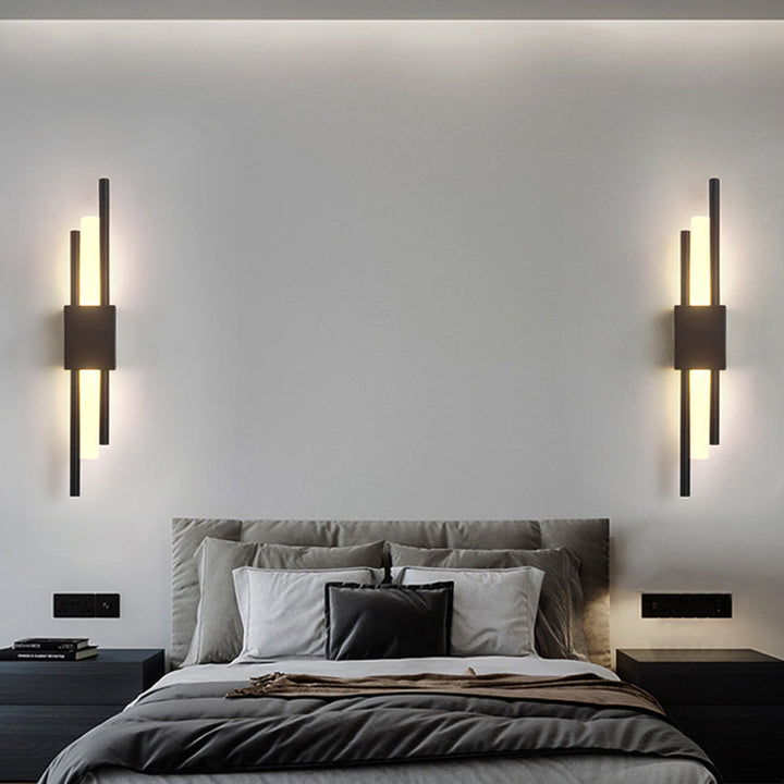 Stilren Vägglampa | 19.7″ | Järn Akryl | LED Vägglampa | 3‑Färgsomkopplare | Brick by Brick