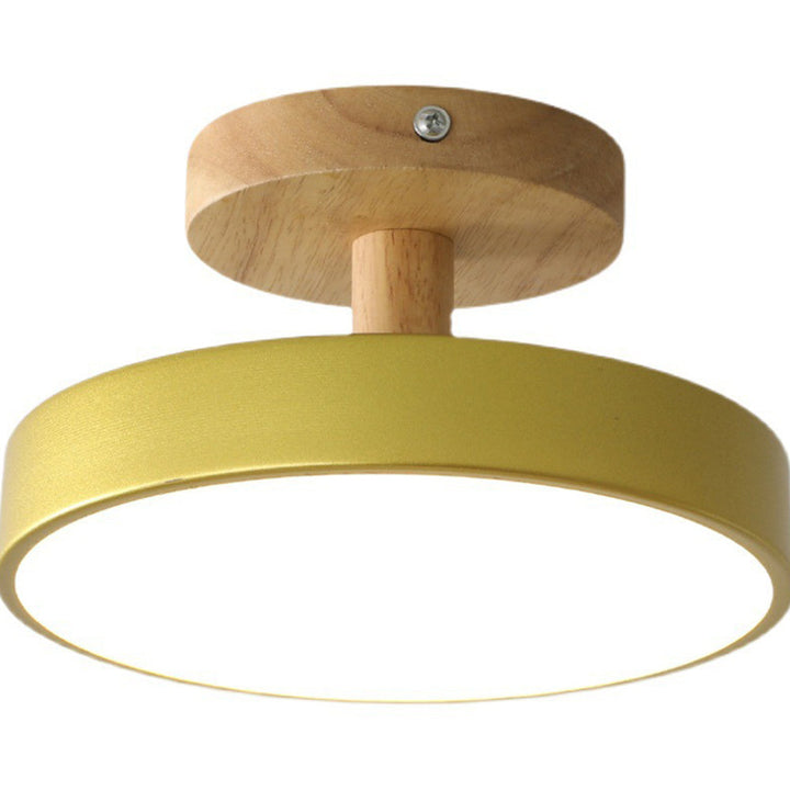 Modern Trä LED Taklampa