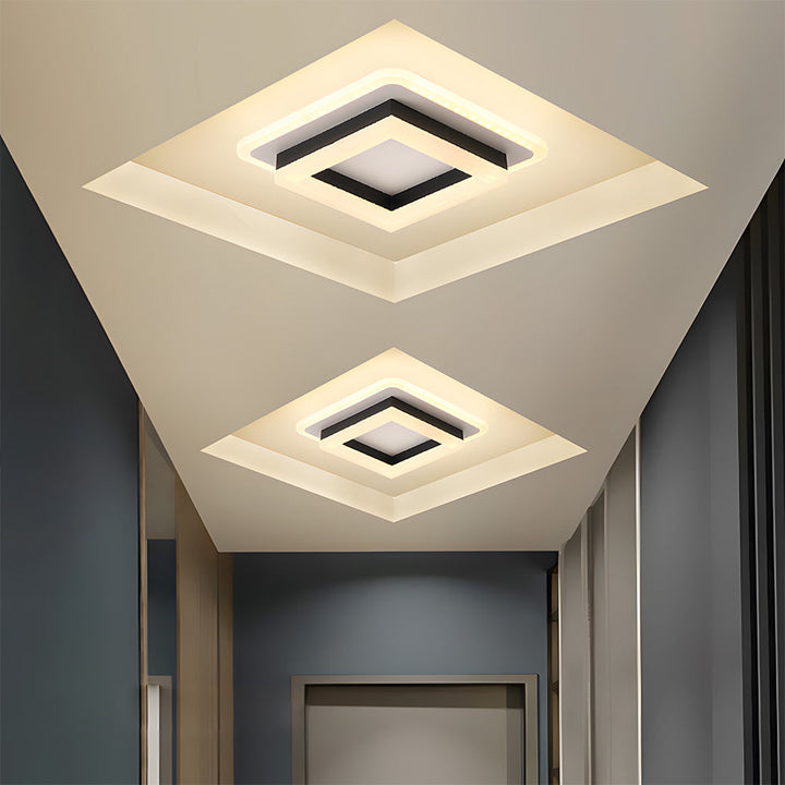 fyrkantig LED-taklampa | 24W | modern infälld | 2.76"x7.87" | Brick by Brick