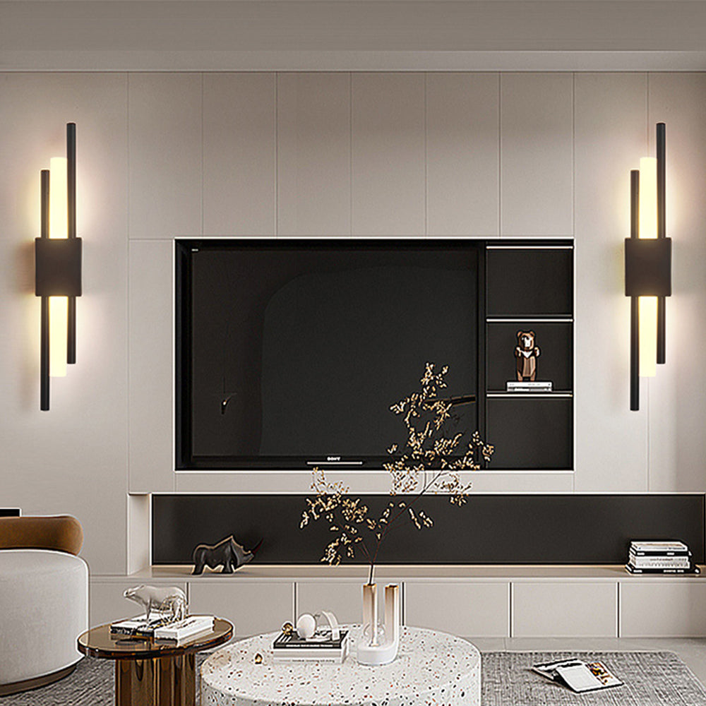 Stilren Vägglampa | 19.7″ | Järn Akryl | LED Vägglampa | 3‑Färgsomkopplare | Brick by Brick