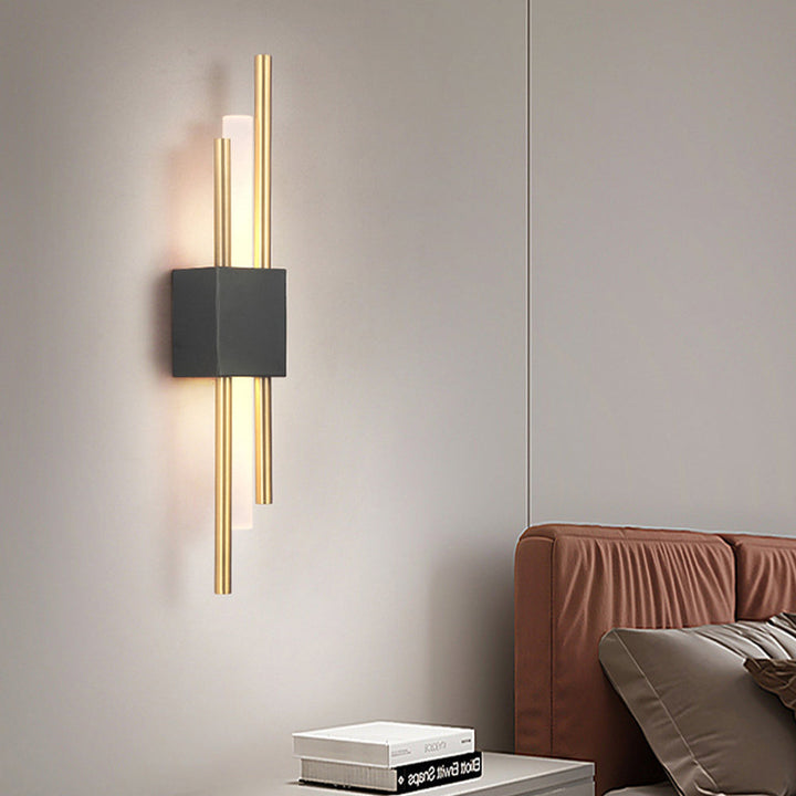 Stilren Vägglampa | 19.7″ | Järn Akryl | LED Vägglampa | 3‑Färgsomkopplare | Brick by Brick