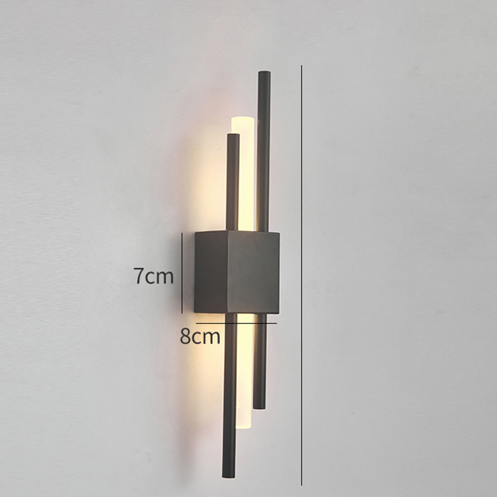 Stilren Vägglampa | 19.7″ | Järn Akryl | LED Vägglampa | 3‑Färgsomkopplare | Brick by Brick