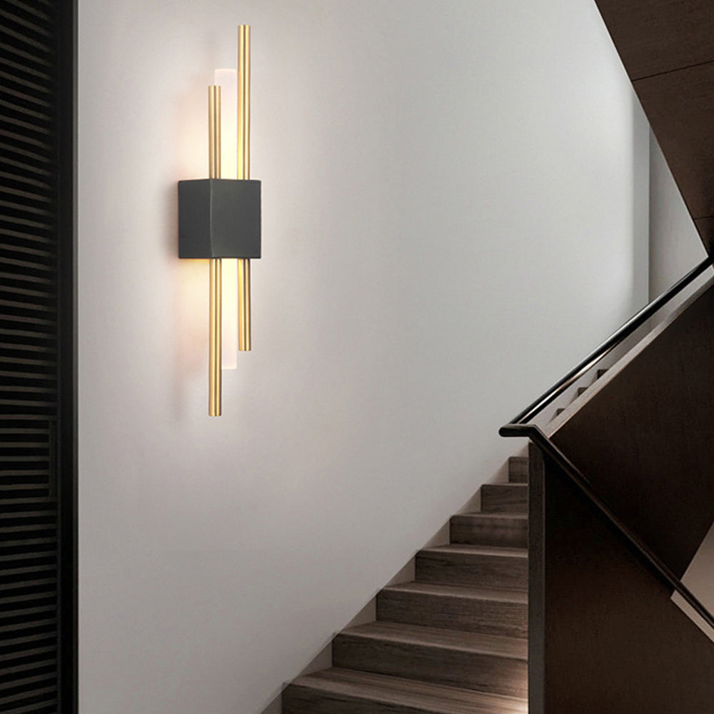 Stilren Vägglampa | 19.7″ | Järn Akryl | LED Vägglampa | 3‑Färgsomkopplare | Brick by Brick