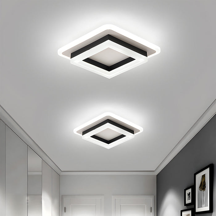 fyrkantig LED-taklampa | 24W | modern infälld | 2.76"x7.87" | Brick by Brick