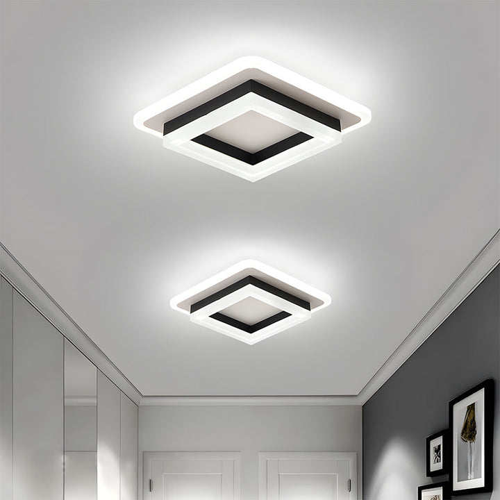 fyrkantig LED-taklampa | 24W | modern infälld | 2.76"x7.87" | Brick by Brick