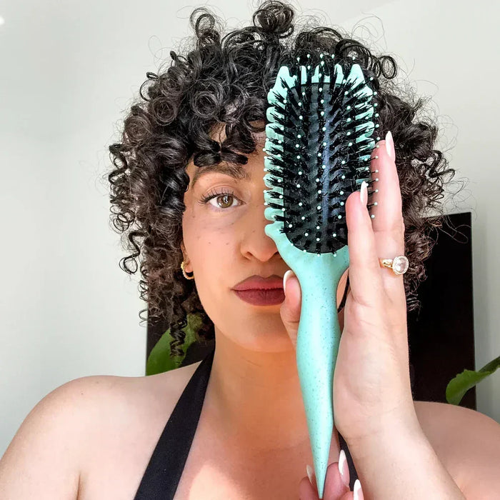 CurlDefine | Anti-Frizz Utredningsborste för Lockigt Hår