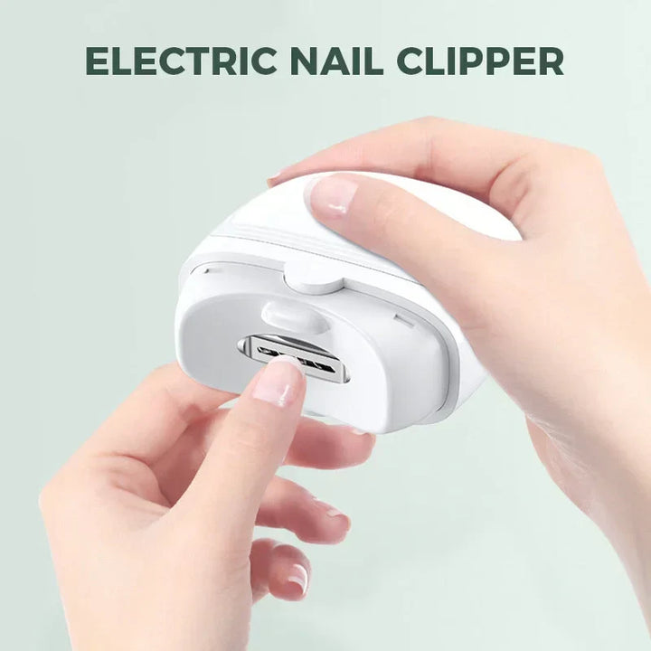 Elektrisk nagelklippare, automatisk nagelpolering trimning manicure