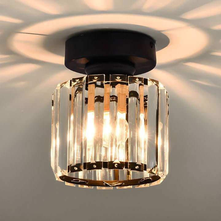 Taklampa Kristall Flush Mount Modern Armatur