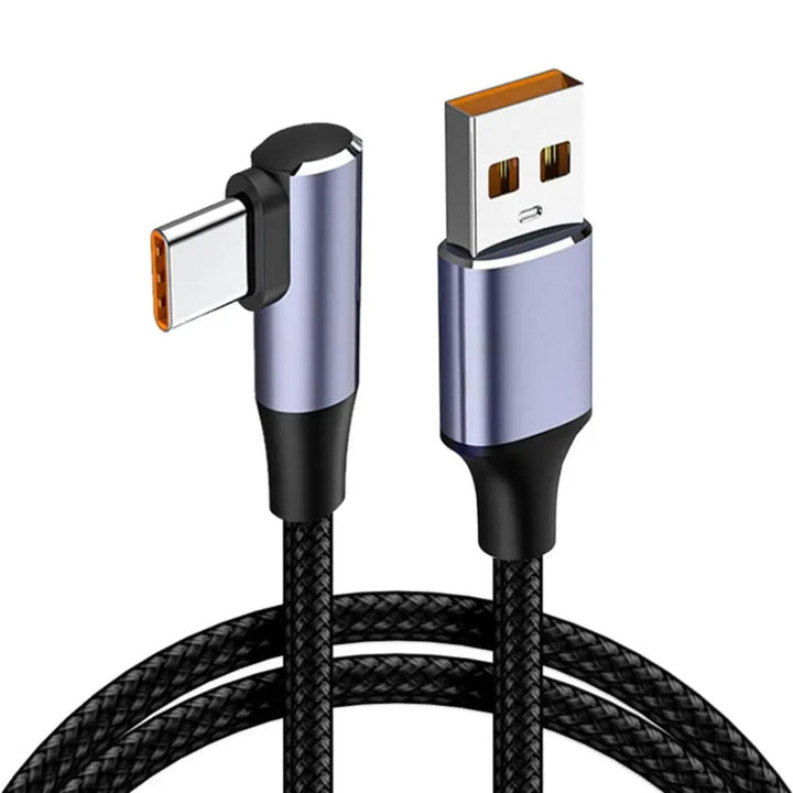 USB C Kabel Snabbladdning Flätad Sladd