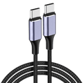 USB C Kabel Snabbladdning Flätad Sladd