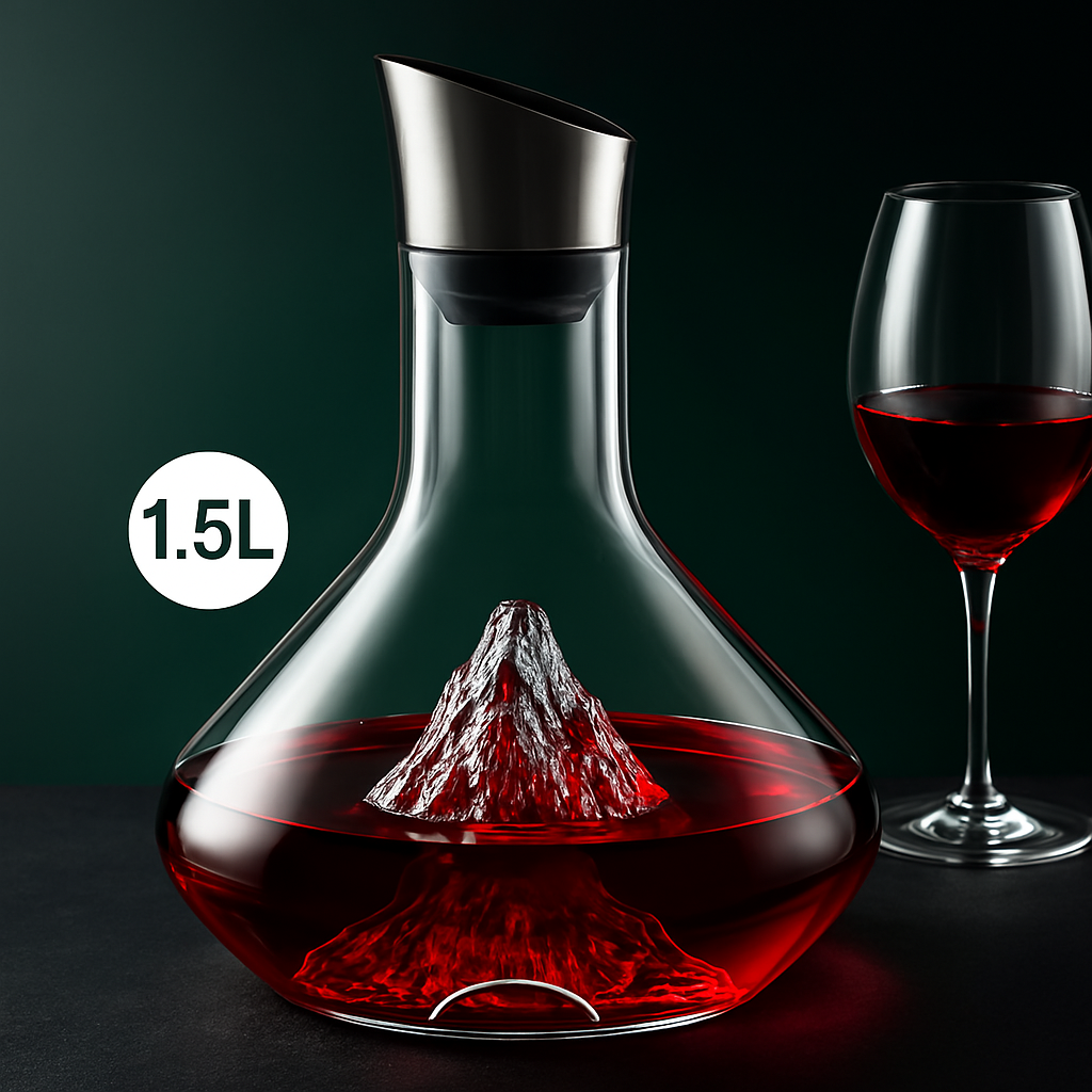 Vin Karaffel Kristallglas med Modern Design