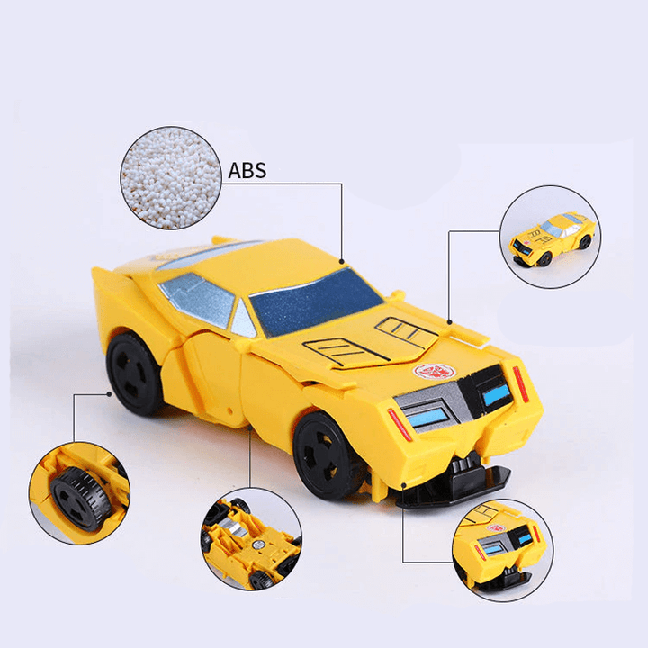 Dynamisk Transformativ Robotbil - Optimus Leksak, 1-stegs Förvandling, Robot &amp; Dinosaurie Actionfigur för Pojkar