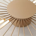 Taklampa modern metall LED kristallhänglampa