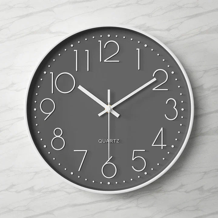 NovaTick – Minimalistisk 3D-väggklocka med modern design och tyst kvartsrörelse