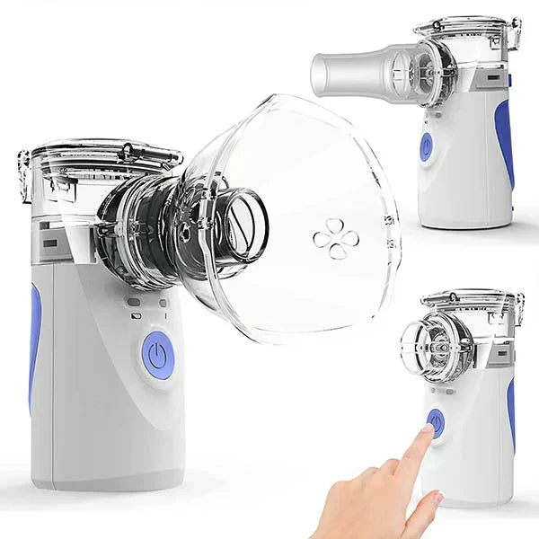 Inhalatormaskin med tyst bärbar design