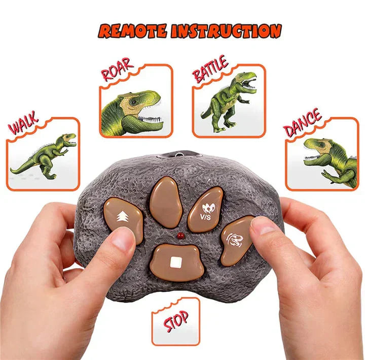 Royaleva Fjärrkontroll T-Rex Dinosaurie Med LED Lampa