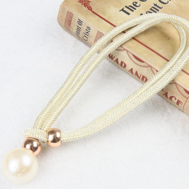 Lustrous Pearl Gardinband | 2 Delar Set