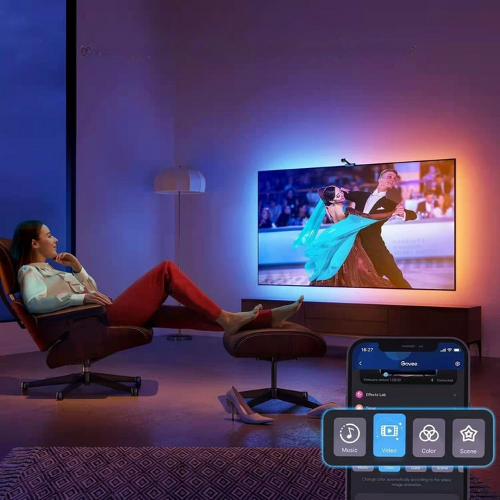 ColorCast – Synkroniserad LED-list för TV-skärmar