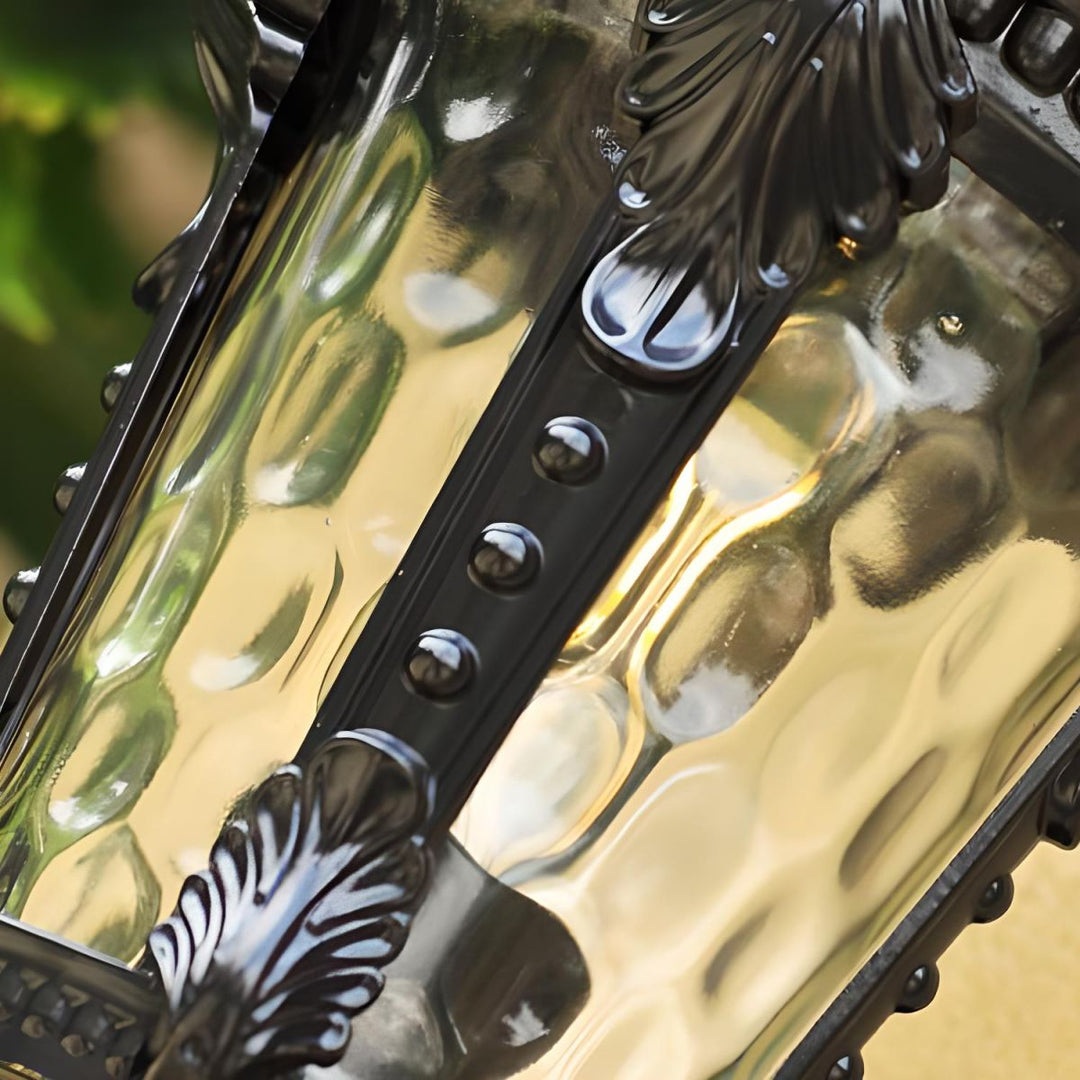 Utomhus Vintage Glas Vägglampa