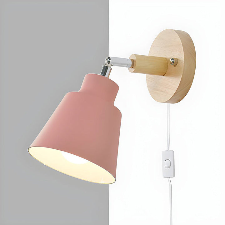 Vägglampa med trädetalj för sovrum