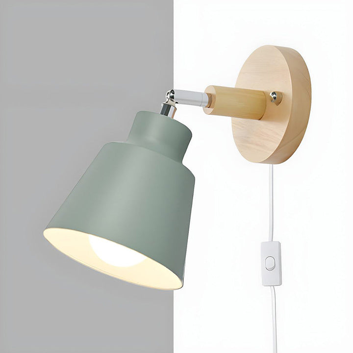 Vägglampa med trädetalj för sovrum