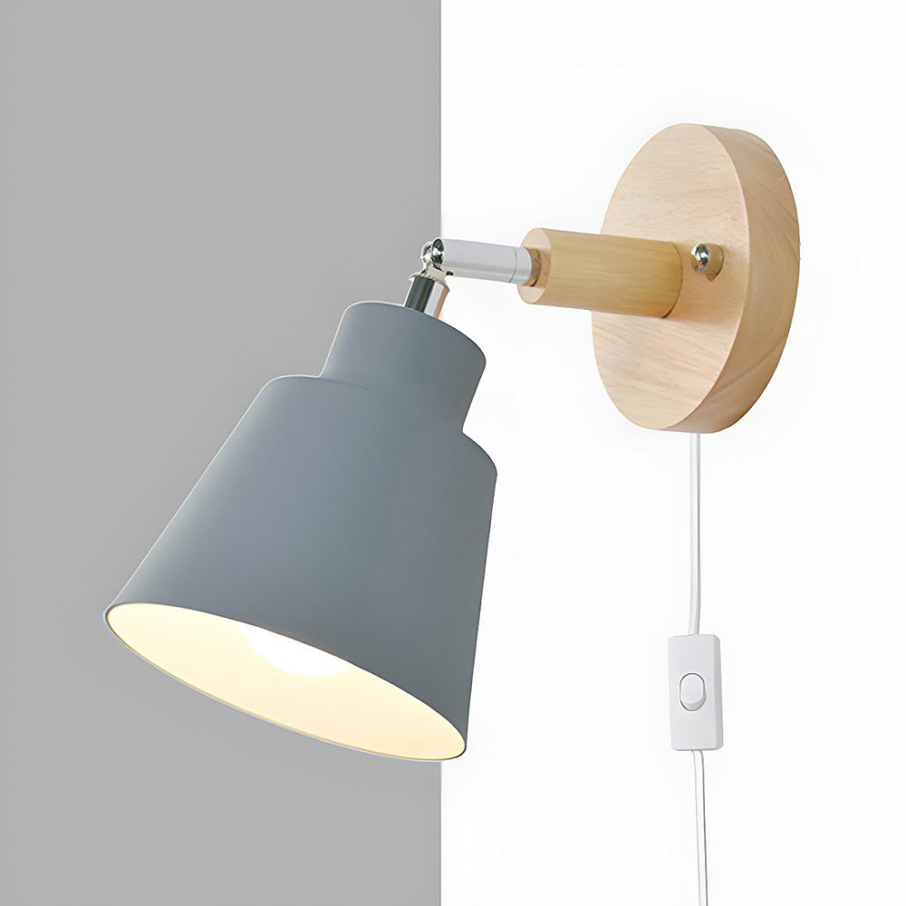 Vägglampa med trädetalj för sovrum