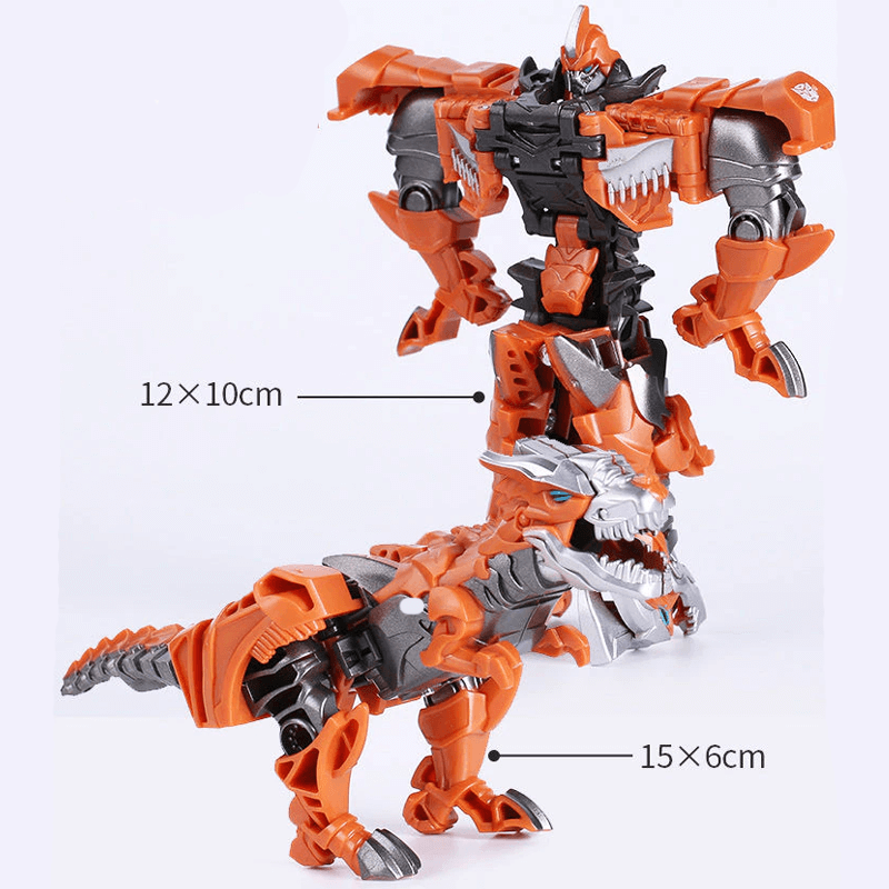 Dynamisk Transformativ Robotbil - Optimus Leksak, 1-stegs Förvandling, Robot &amp; Dinosaurie Actionfigur för Pojkar