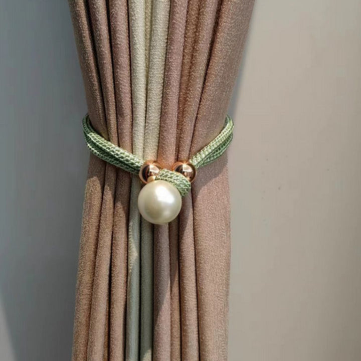 Lustrous Pearl Gardinband | 2 Delar Set