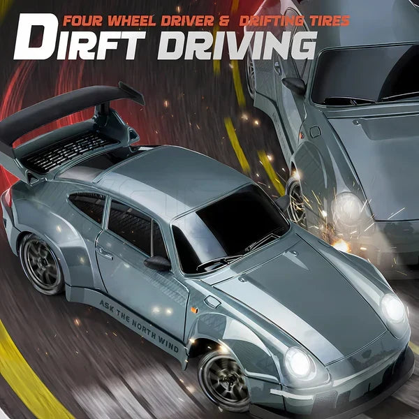 Luxora Retro Drift Master – 4WD RC Bil med LED-ljus