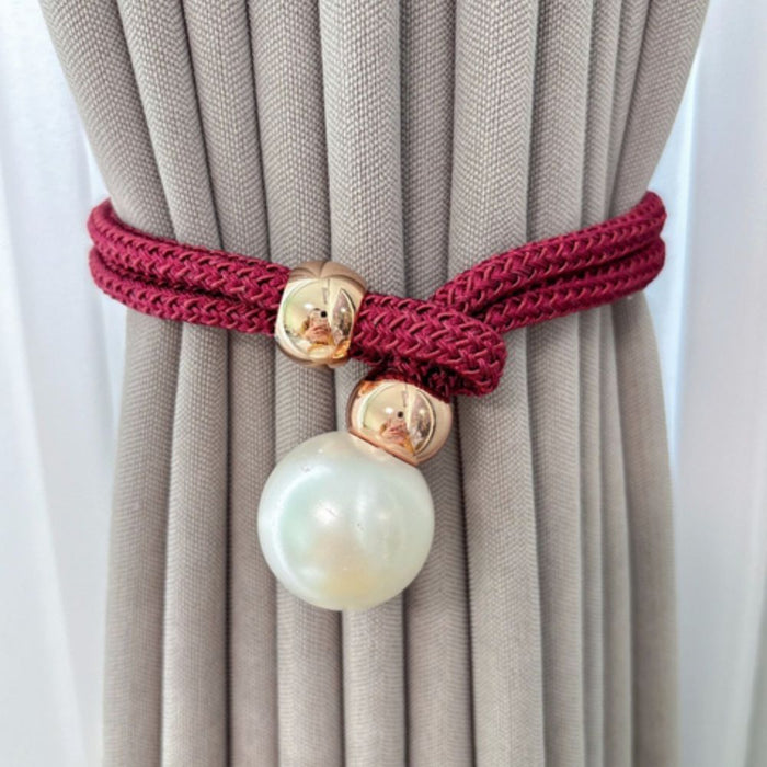 Lustrous Pearl Gardinband | 2 Delar Set