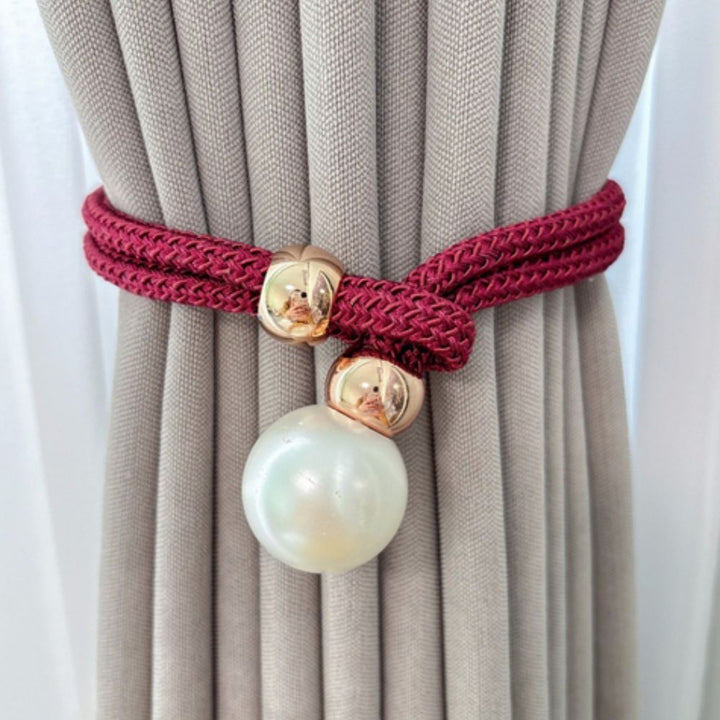 Lustrous Pearl Gardinband | 2 Delar Set