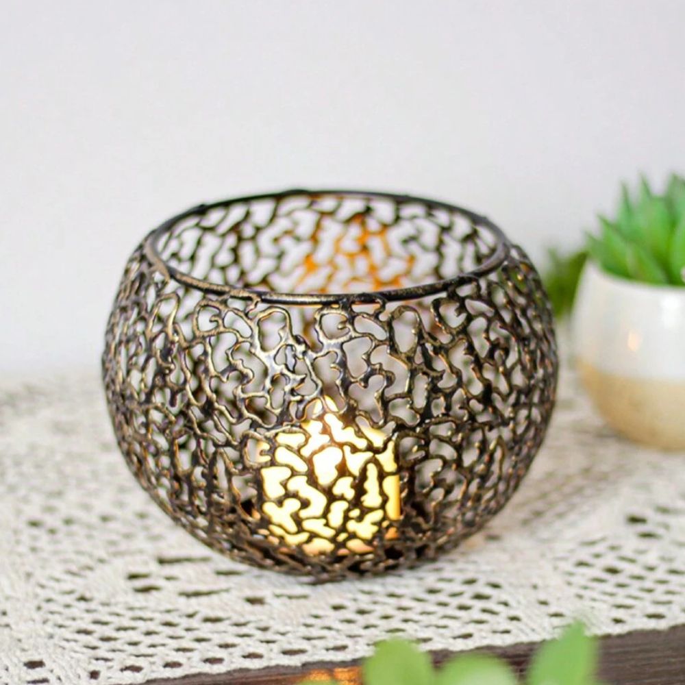 Luminous Orb-ljushållare – Modern elegans med ett varmt sken