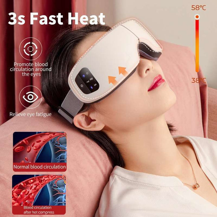 Royaleva Smart Eye Massager för omedelbar avslappning och lindring