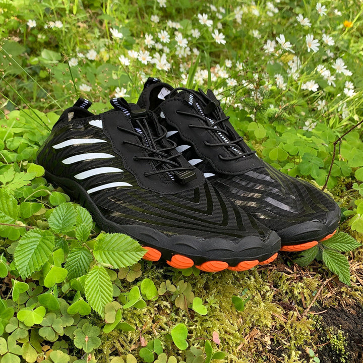 Herr Barfota Skor Lätta Flexibla Andningsbara Tyg och Gummi