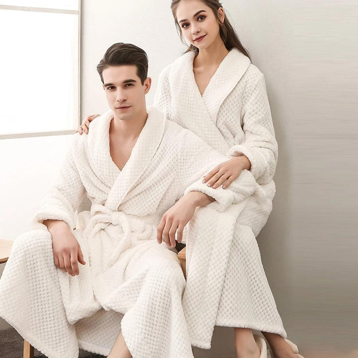 Carvallo Luxe – Elegant Fleece Badrock med Ultimat Bärkomfort