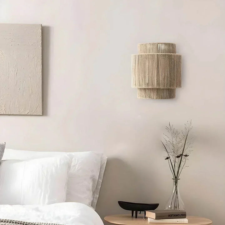 Royallure Handmade Rope Wall Sconce – Varm ambient vägglampa för mysiga vardagsrum