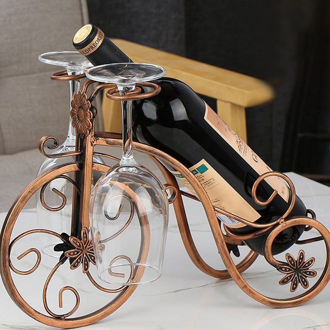 Vin Cykel Flaska Hållare - För en Finsmakande Smak