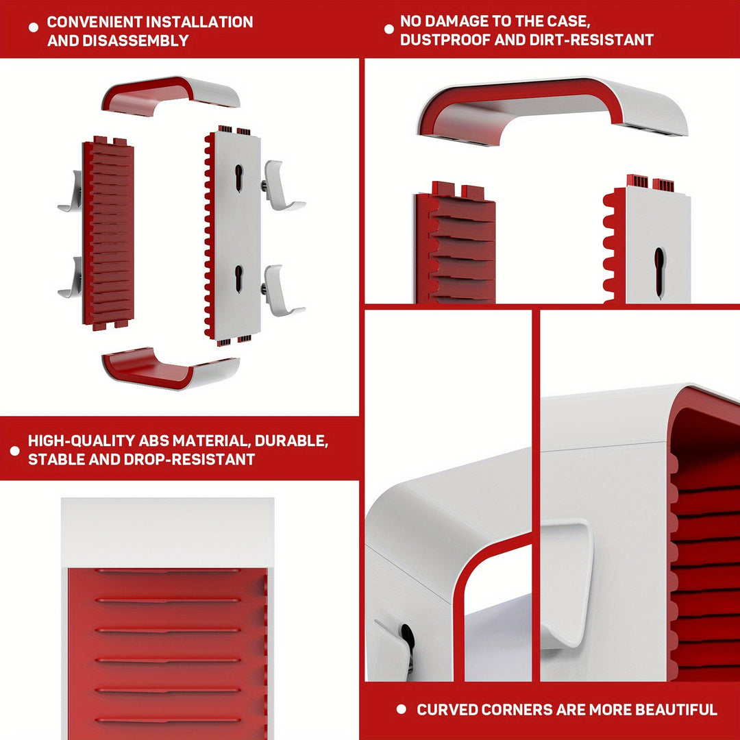 Universal Game Disc Storage Holder och Controller Display Stand – För PS5, PS4, Switch och Xbox