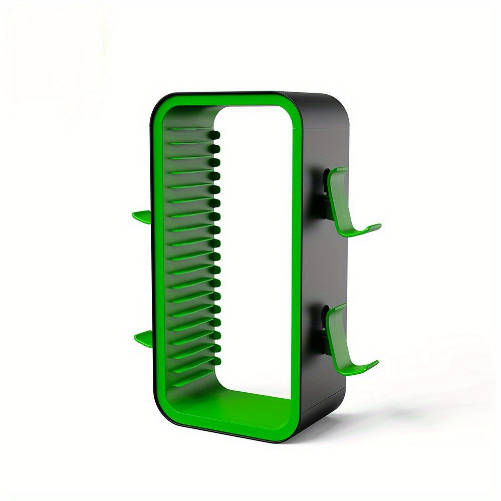 Universal Game Disc Storage Holder och Controller Display Stand – För PS5, PS4, Switch och Xbox