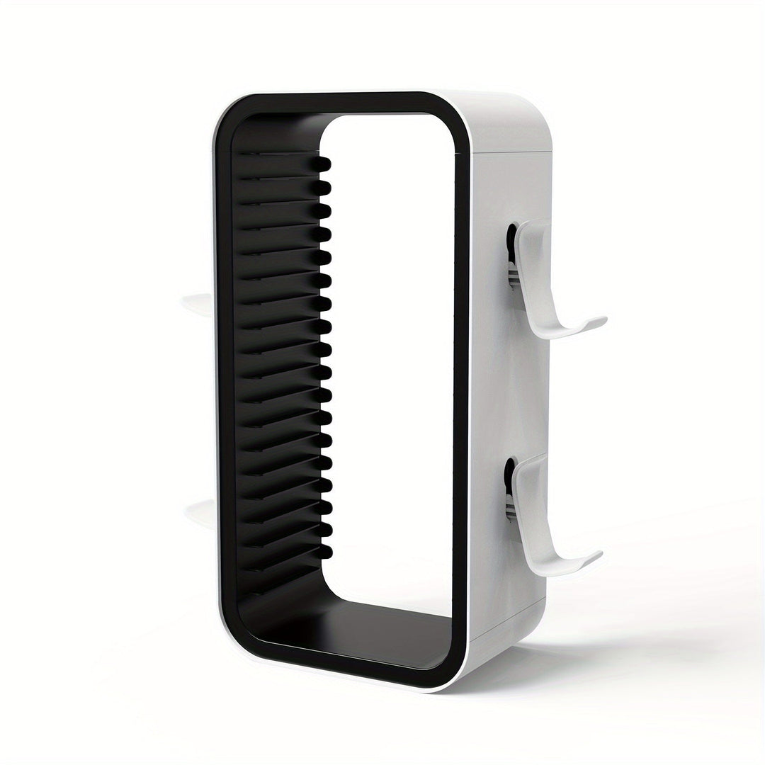 Universal Game Disc Storage Holder och Controller Display Stand – För PS5, PS4, Switch och Xbox