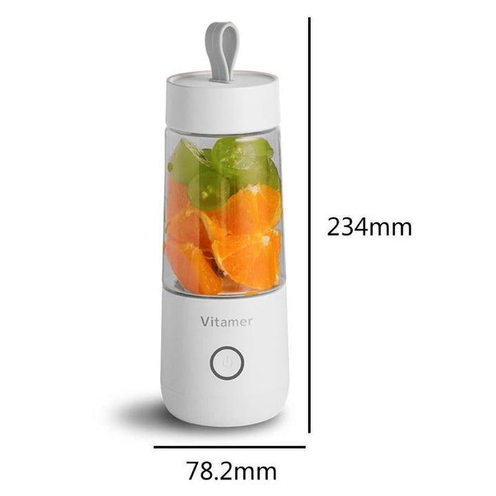 Portabel blender 350 ml med USB, 14 000 varv och två funktioner