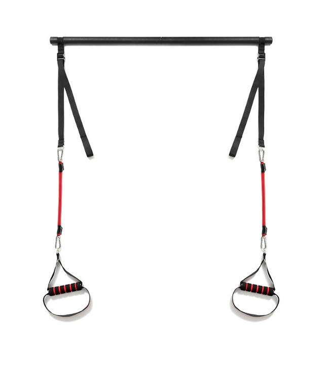 Pilatesstång med motståndsband