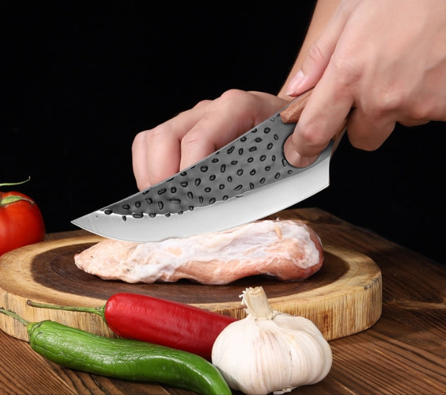 Japansk Kockkniv – Premium Kökskniv i Rostfritt Stål för Precision &amp; Kontroll