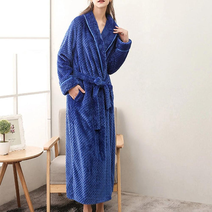 Carvallo Luxe – Elegant Fleece Badrock med Ultimat Bärkomfort