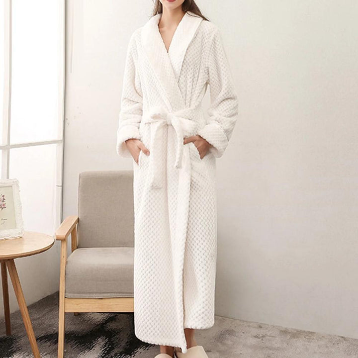 Carvallo Luxe – Elegant Fleece Badrock med Ultimat Bärkomfort